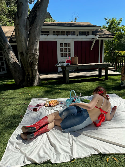 Patchwork Midi Skirt